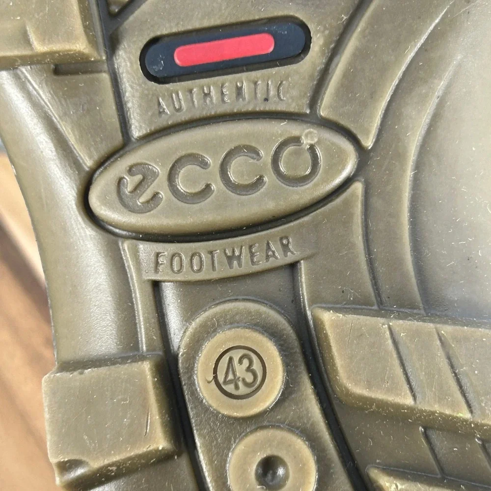 ECCO Track II Mid GTX Mens Brown Leather Hiking Boots Size 43 / 10